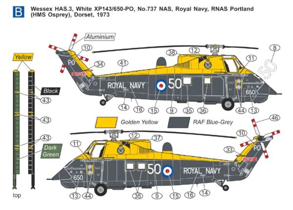 [MKM144004] Westland Wessex HAS.3/HAS.31B ,Protiponorkový vrtulník’ - Image 3