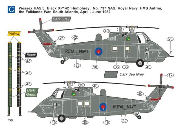 [MKM144004] Westland Wessex HAS.3/HAS.31B ,Protiponorkový vrtulník’ - Image 4