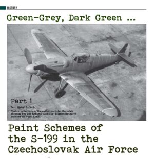 Paint schemes of the Avia S-199 in Czechoslovak AF, Pt. 1