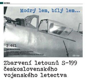 Zbarvení letounů S-199 československého vojenského letectva, 2. díl