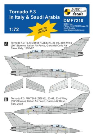 [DMF7210] Tornado F.3 in Italian & Saudi Arabian AF