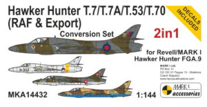 [MKA14432] Hunter T.7 (RAF & Export) konverzní set