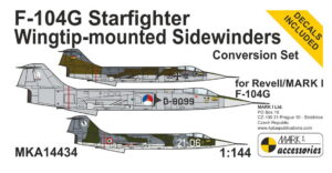 [MKA14434] F-104G ‘Wingtip-mounted Sidewinders’ Conversion set