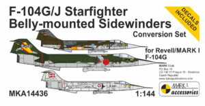 [MKA14436] F-104G/J ‘Belly-mounted Sidewinders’ Conversion set