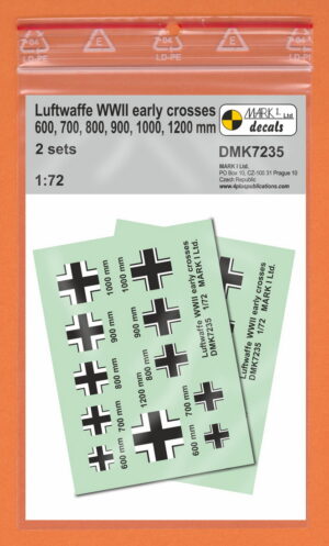 [DMK7235] Luftwaffe Crosses (Balkenkreuz), early type