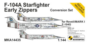[MKA14435] F-104A ‘Early Zippers’ Conversion set